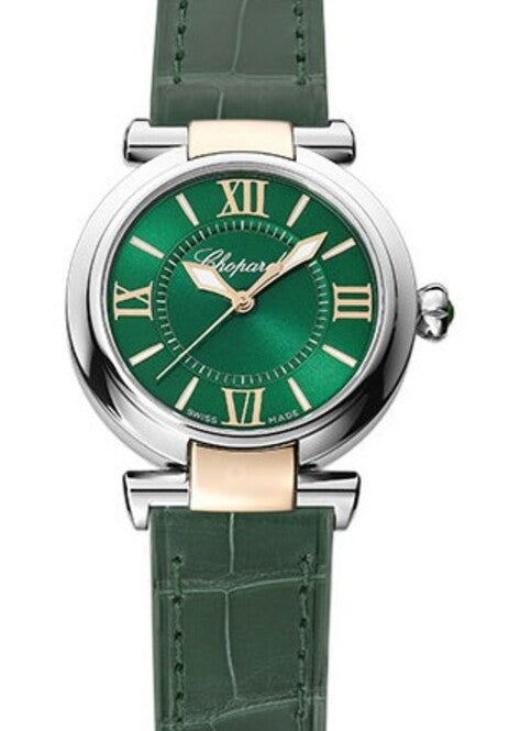 Chopard Imperiale Zielony 29 mm Złoto/Stal 388563-6015