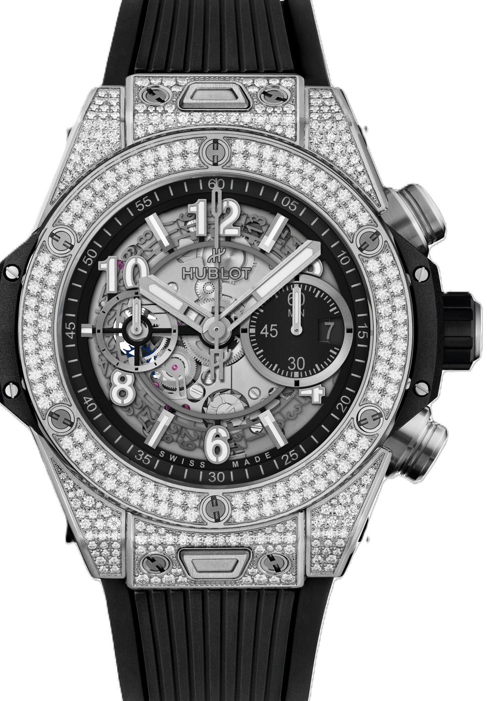 Hublot Big Bang Unico Czarny 44 mm Tytan 421.NX.1170.RX.1704