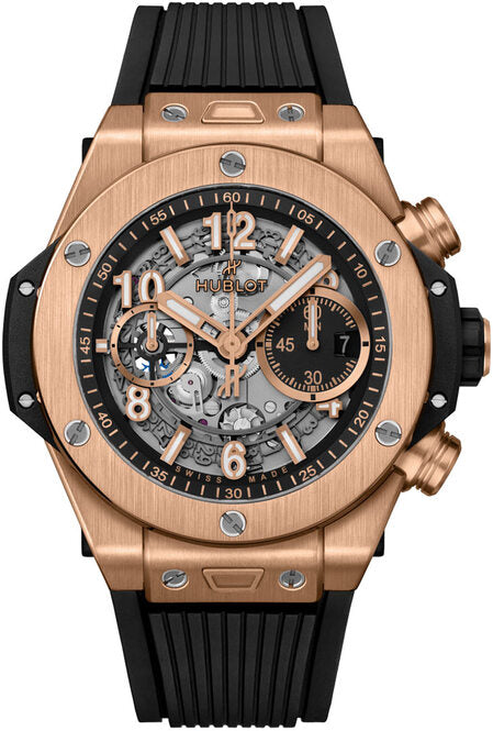 Hublot Big Bang Unico Szkieletowany 44 mm Zloto rozowe 421.OX.1180.RX