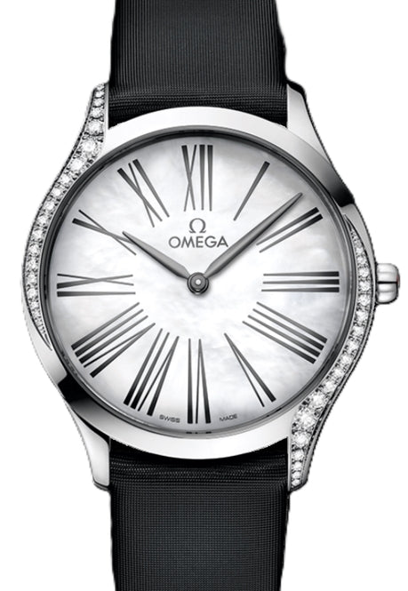 Omega De Ville Tresor Masa perlowa 36 mm Stal