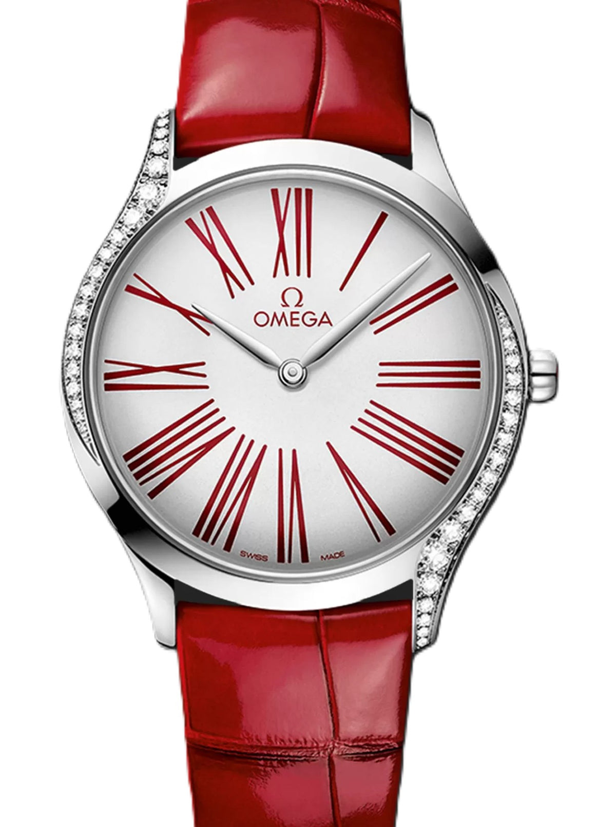 Omega De Ville Tresor Bialy 36 mm Stal 428.18.36.60.04.002