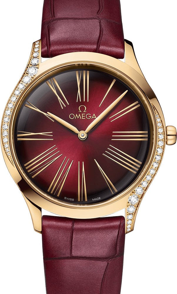 Omega De Ville Trésor Czerwony 36 mm Zloto rozowe 428.58.36.60.11.001