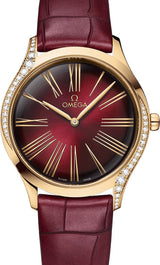 Omega De Ville Trésor Czerwony 36 mm Zloto rozowe 428.58.36.60.11.001