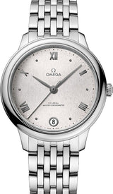 Omega De Ville Prestige Srebrny 34 mm Stal 434.10.34.20.02.001
