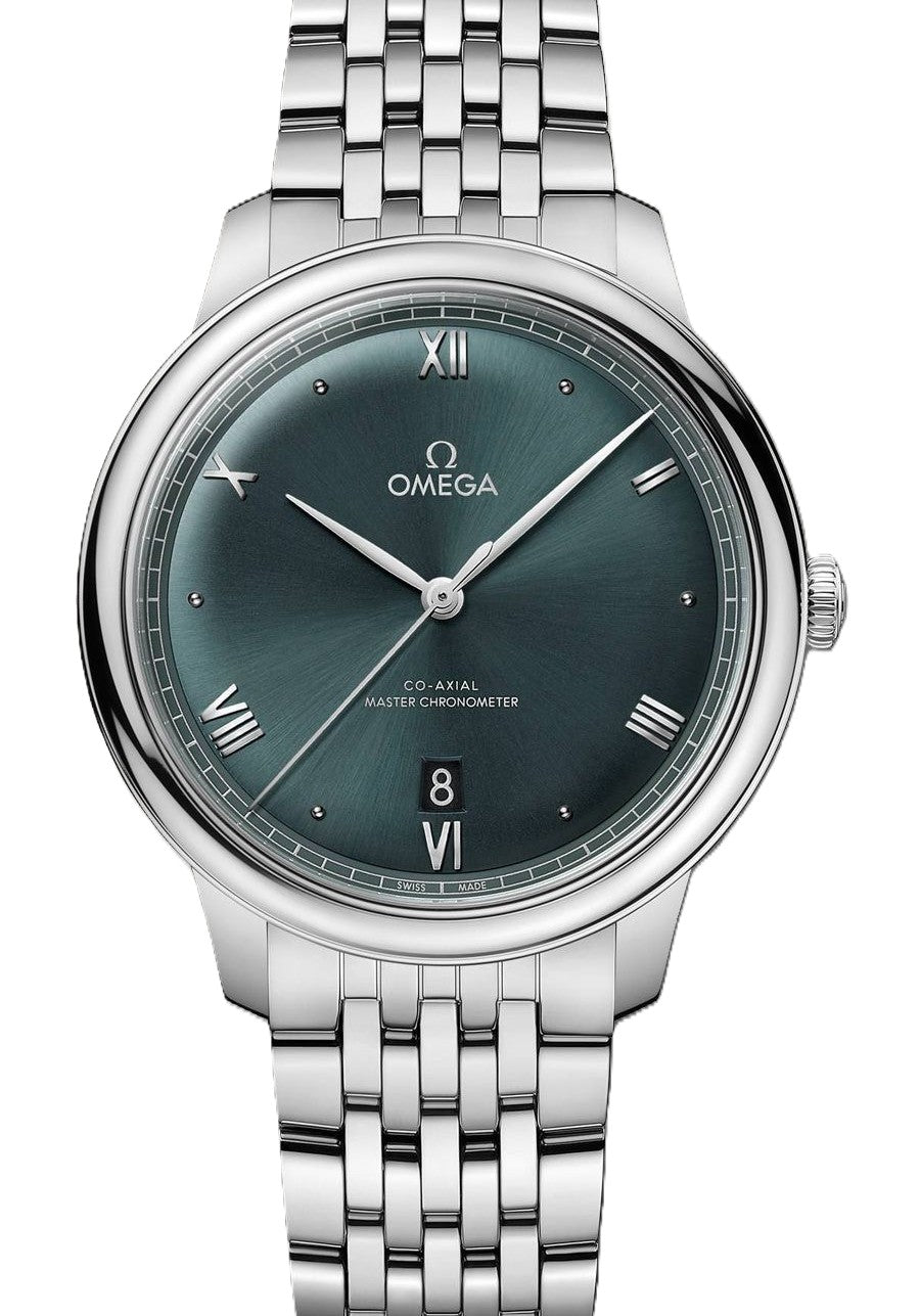 Omega De Ville Prestige Zielony 40 mm Stal 434.10.40.20.10.001