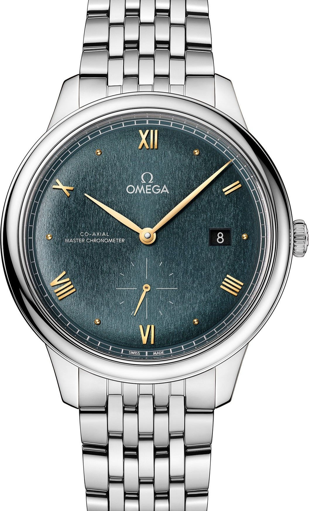 Omega De Ville Co-Axial Zielony 41 mm Stal 434.10.41.20.10.001