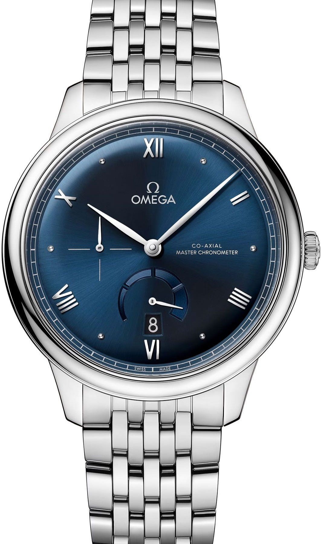 Omega De Ville Prestige Niebieski 41 mm Stal 434.10.41.21.03.002