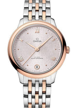 Omega De Ville Prestige Srebrny 34 mm Złoto/Stal 434.20.34.20.02.003