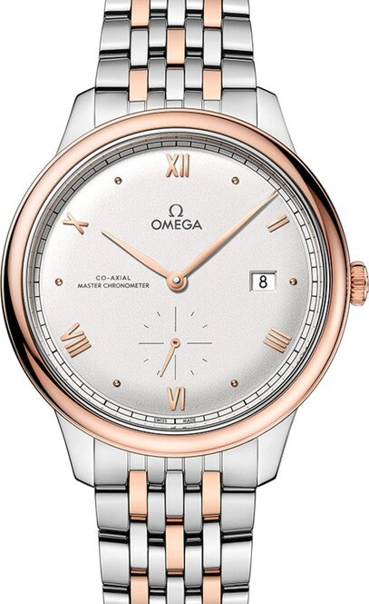Omega De Ville Prestige Srebrny 41 mm Złoto/Stal 434.20.41.20.02.001