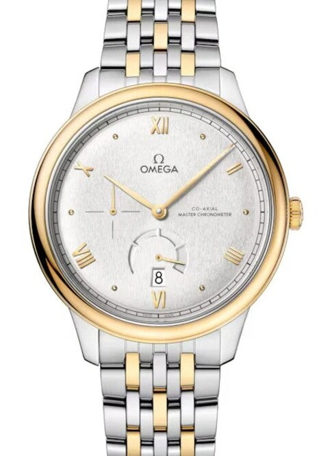 Omega De Ville Prestige Srebrny 41 mm Złoto/Stal 434.20.41.21.02.001