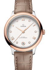 Omega De Ville Prestige Srebrny 34 mm Złoto/Stal 434.23.34.20.52.001