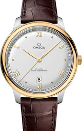 Omega De Ville Prestige Srebrny 40 mm Złoto/Stal 434.23.40.20.02.002
