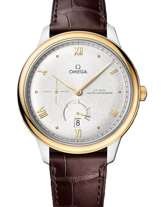 Omega De Ville Prestige Srebrny 41 mm Złoto/Stal 434.23.41.21.02.001