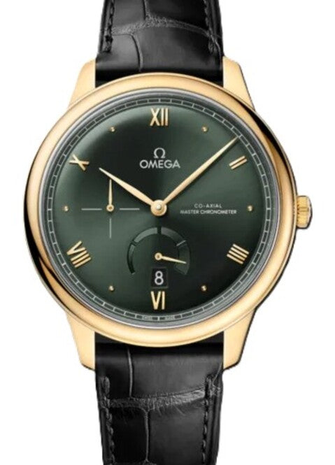 Omega De Ville Prestige Zielony 42 mm Złoto/Stal 434.23.42.22.10.001