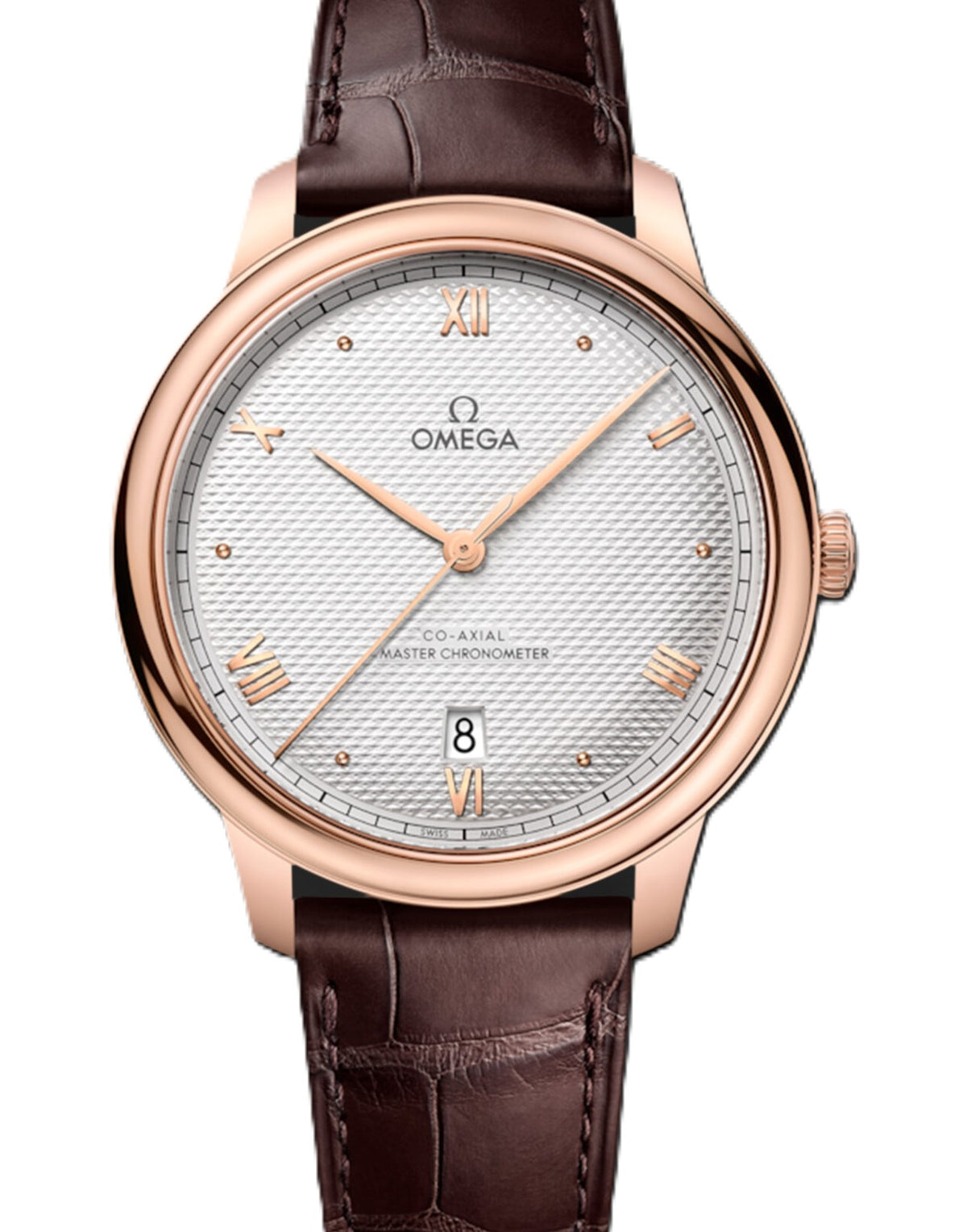 Omega De Ville Prestige Srebrny 40 mm Zloto rozowe 434.53.40.20.02.001