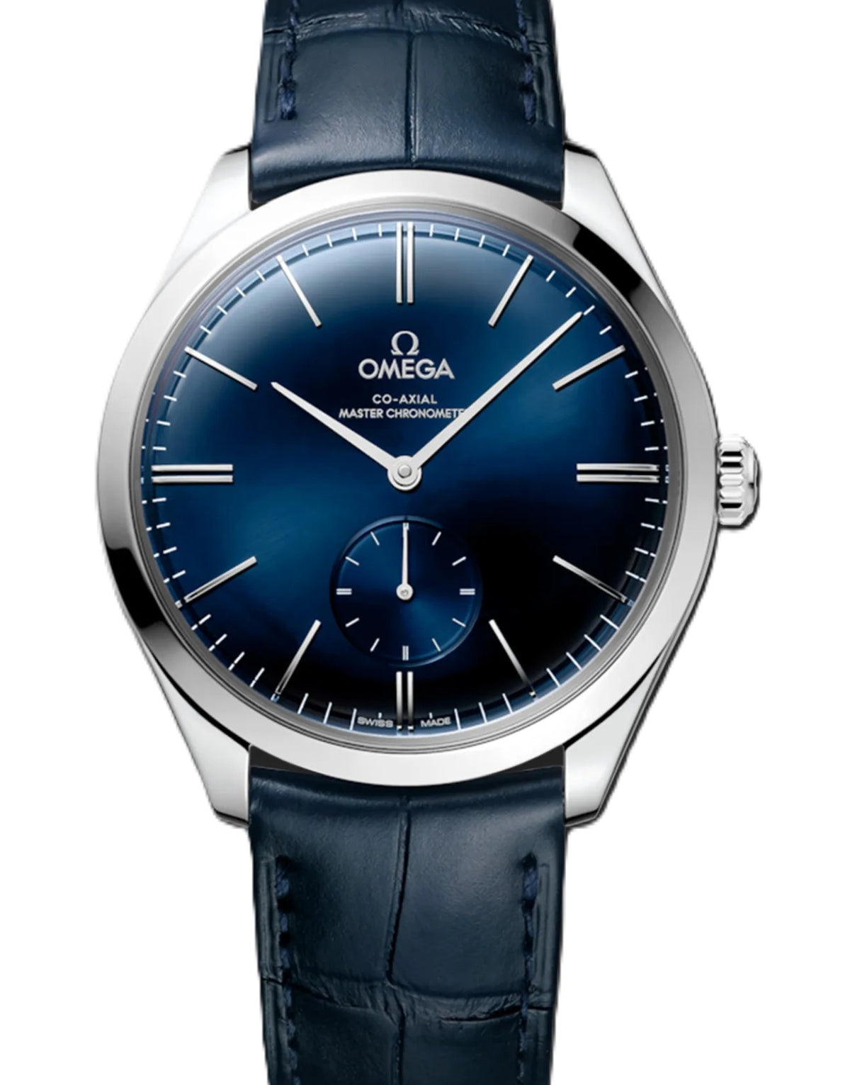 Omega De Ville Trésor Niebieski 40 mm Stal 435.13.40.21.03.002