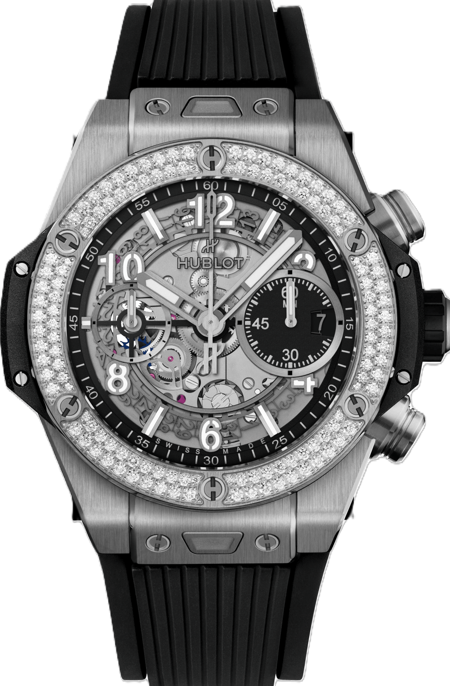Hublot Big Bang Unico Czarny 42 mm Tytan 441.NX.1171.RX.1104