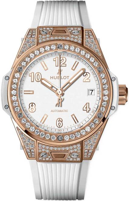 Hublot Big Bang Bialy 39mm Zloto rozowe