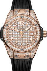 Hublot Big Bang Pavé 33 mm Zloto rozowe 485.OX.9000.RX.1604