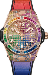 Hublot Big Bang Pavé 33 mm Zloto rozowe 485.OX.9900.LR.0999