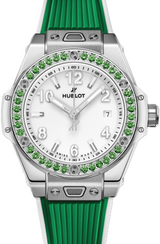 Hublot Big Bang Zielony 33 mm Stal 485.SG.2210.RX.1222