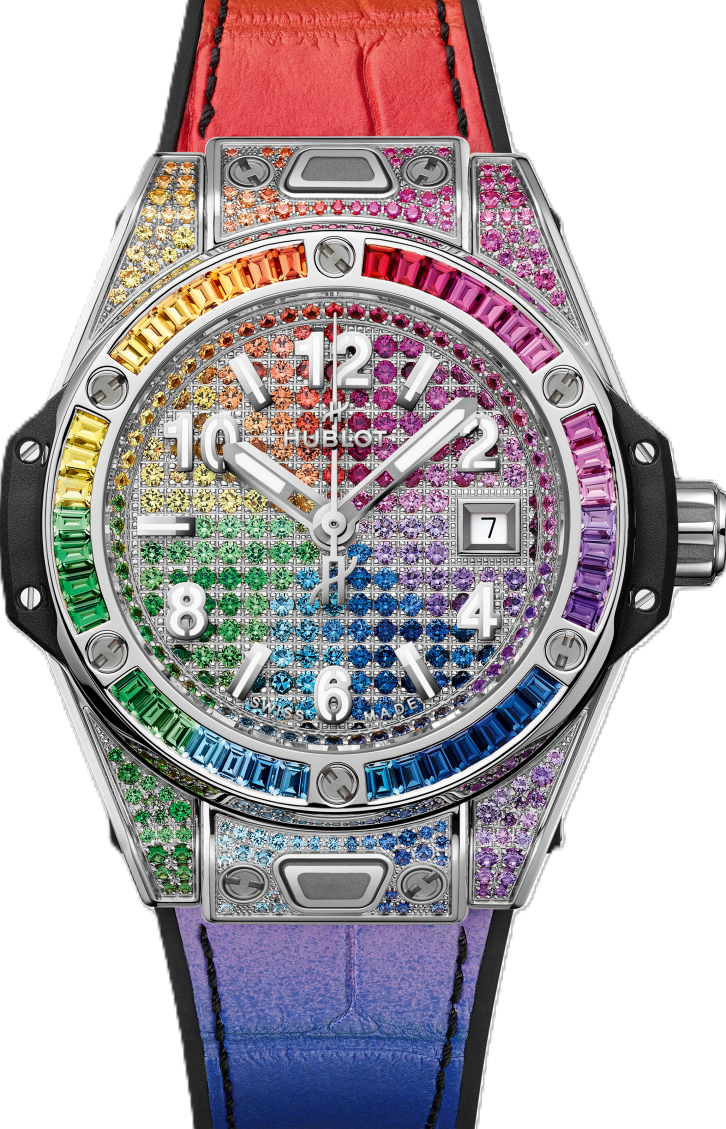 Hublot Big Bang Pavé 33 mm Stal 485.SX.9900.LR.0999