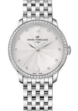 Girard Perregaux 1966 Srebrny 36 mm Stal 49523D11A171-11A