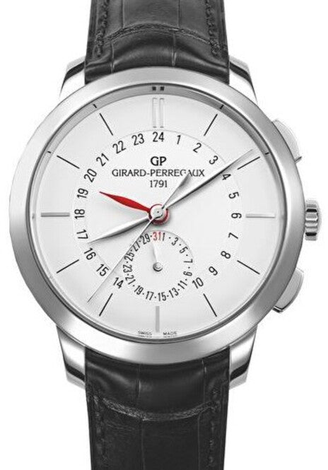 Girard Perregaux 1966 Srebrny 40 mm Stal