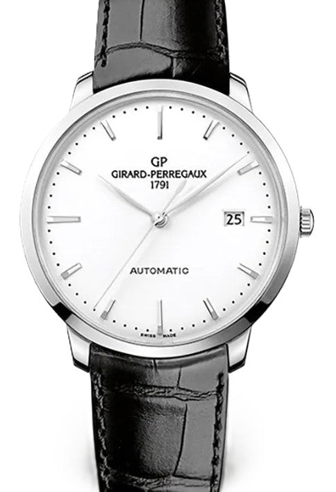 Girard Perregaux 1966 Srebrny 40 mm Stal 49555-11-131-bb60