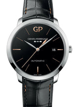 Girard Perregaux 1966 Czarny 40 mm Stal 49555-11-632-bb60