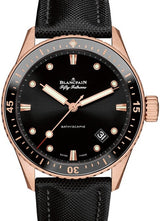 Blancpain Fifty Fathoms Czarny 43 mm Złoto różowe 5000-36S30-B52B