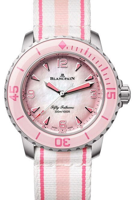 Blancpain Fifty Fathoms Różowy 38 mm Tytan 5007-12B44R-NAFA
