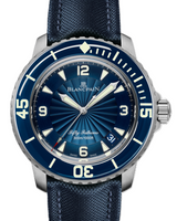 Blancpain Fifty Fathoms Niebieski 45 mm Stal 5015D-1140-52B