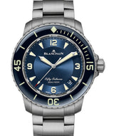 Blancpain Fifty Fathoms Niebieski 45 mm Tytan 5015-12B40-98B