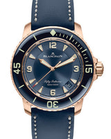 Blancpain Fifty Fathoms Niebieski 45 mm Złoto różowe 5015-3603C-63B