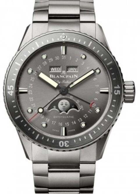 Bathyscaphe Quantième Complet Phases de Lune 43 mm 5054-1210-98S