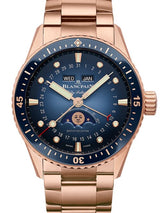 Blancpain Fifty Fathoms Niebieski 43 mm Złoto różowe 5054-3640-76S
