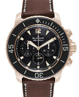 Blancpain Fifty Fathoms Czarny 45 mm Złoto różowe 5085FA-3630-63B