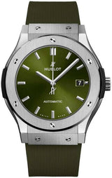 Hublot Classic Fusion Zielony 45 mm Tytan 511.NX.8970.RX