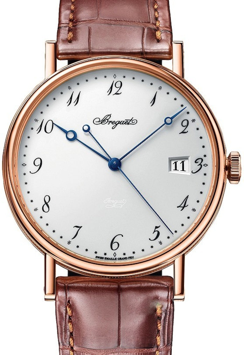 Breguet Classique Bialy 38 mm Zloto rozowe 5177BR/29/9V6