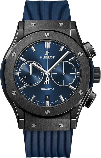 Hublot Classic Fusion Niebieski 45 mm Ceramika 521.CM.7170.RX
