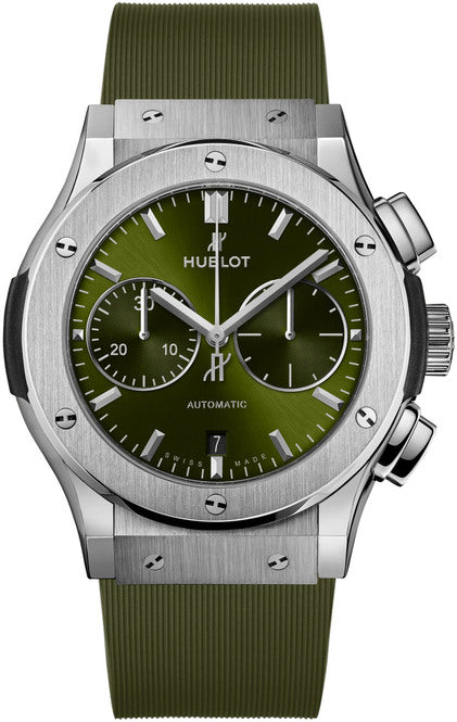 Hublot Classic Fusion Zielony 45 mm Tytan 521.NX.8970.RX