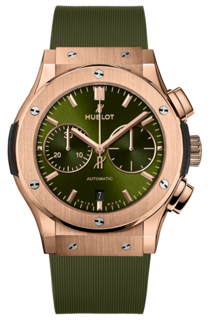 Hublot Classic Fusion Zielony 45 mm Zloto rozowe 521.OX.8980.RX