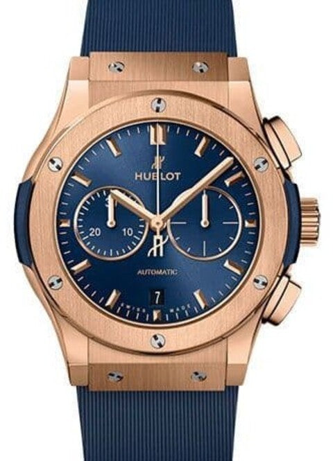Hublot Classic Fusion Niebieski 42 mm Zloto rozowe 541.OX.7180.RX