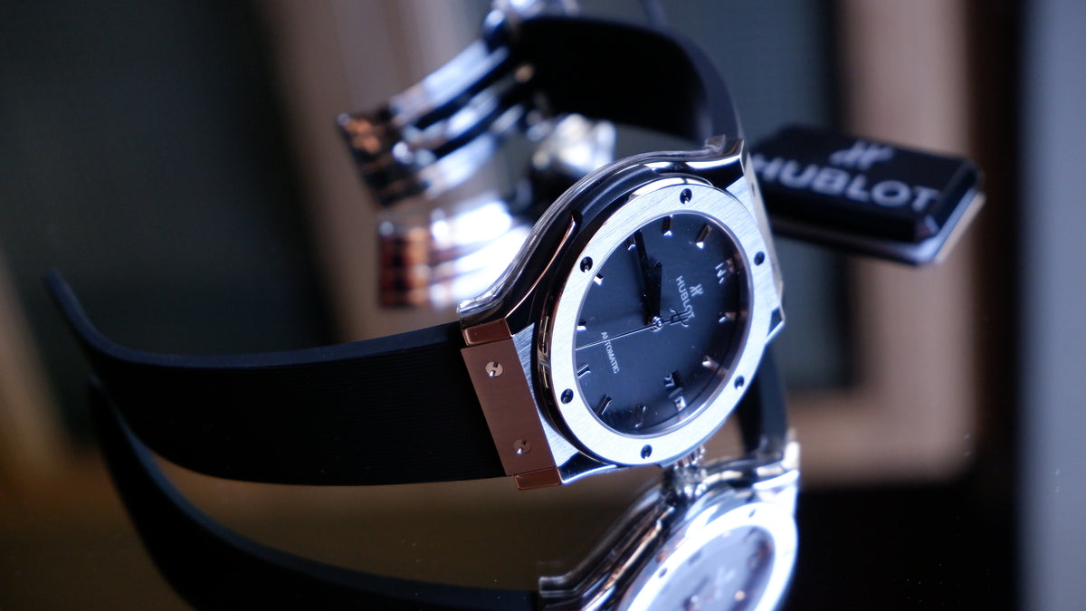 Hublot Classic Fusion Czarny 42 mm Tytan 542.NX.1171.RX