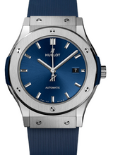 Hublot Classic Fusion Niebieski 42 mm Tytan 542.NX.7170.RX