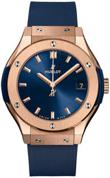 Hublot Classic Fusion Niebieski 42 mm Zloto rozowe 542.OX.7180.RX