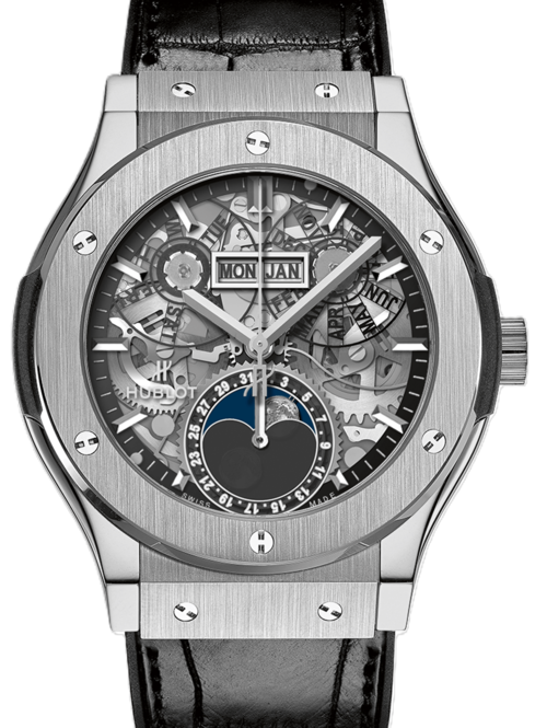 Hublot Classic Fusion Aerofusion Szkieletowany 42 mm Tytan 547.NX.0170.LR