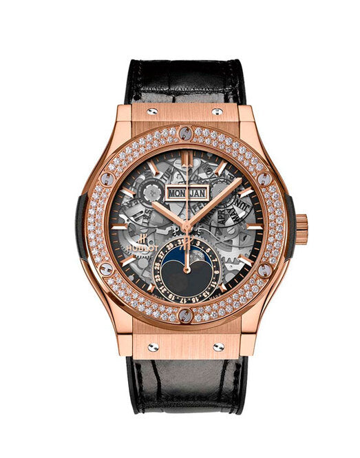 Hublot Classic Fusion Szkieletowany 42 mm Zloto rozowe 547.OX.0180.LR