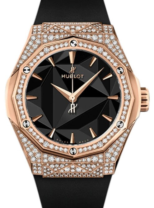 Hublot Classic Fusion Czarny 40 mm Zloto rozowe 550.OS.1800.RX.1604.ORL19